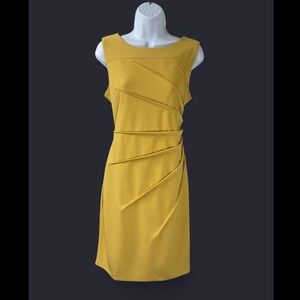 Calvin Klein Yellow Midi Dress